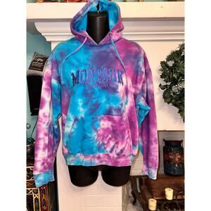 MONTAUK TIE DYE HOODIE SWEATSHIRT BY EXIST M
